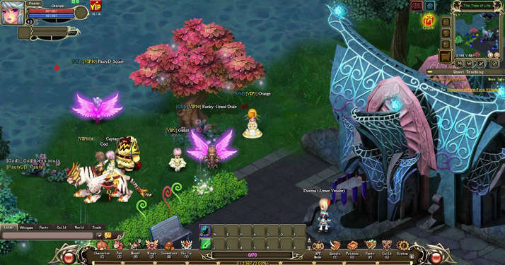 Crystal Saga II is a Free to Play Browser MMORPG Game